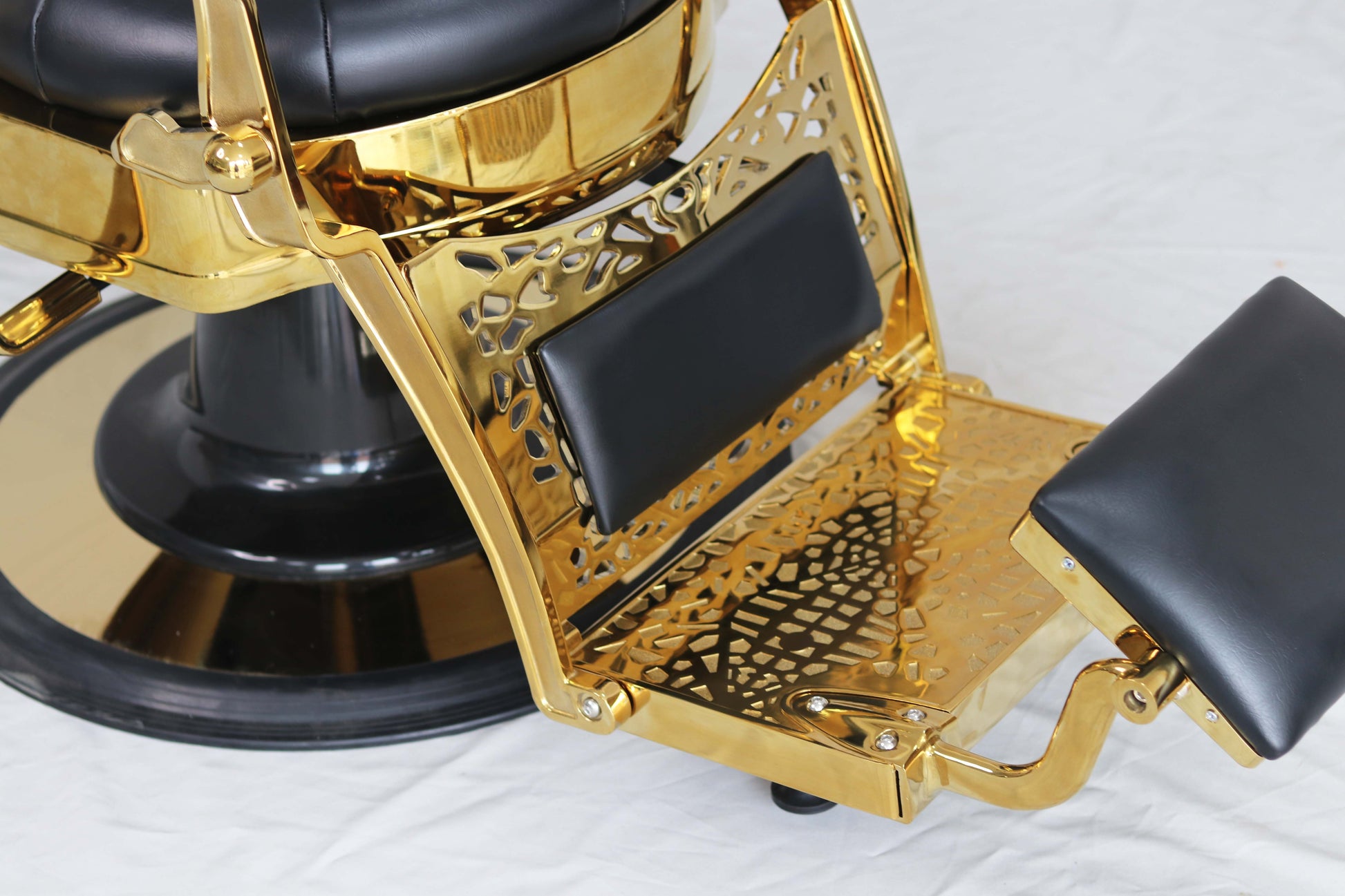 beauty salon furniture man hydraulic reclining american custom vintage gold black barber chair for sale cheap - HAB - Hair And Beauty
