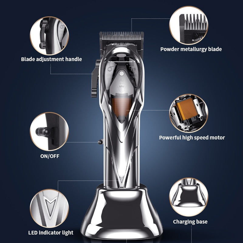 Professional Hair Clipper Rechargeable Trimmer - HAB - Hair And Beauty