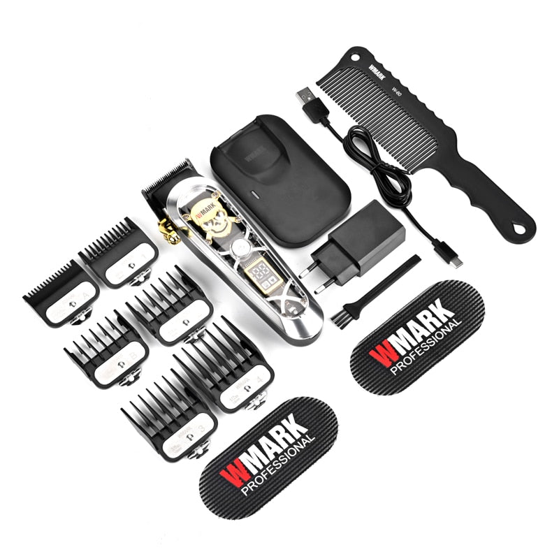 WMARK NG-130 Wireless Charging Hair Clipper Professional - HAB - Hair And Beauty