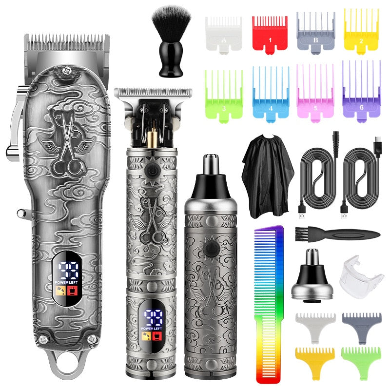 Barber Clipper Set Professional Startup Kit - HAB - Hair And Beauty