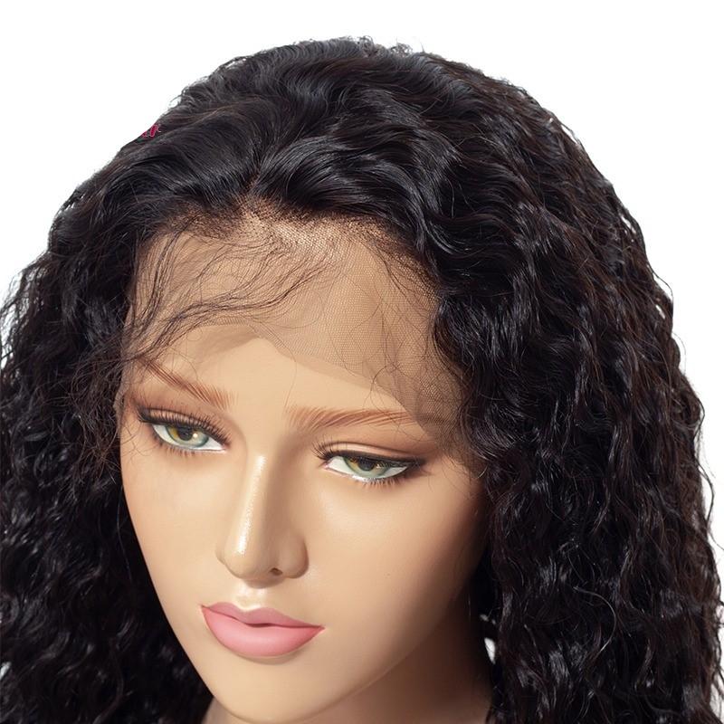 13x4 water wave Lace Front Human Hair Wigs - HAB 