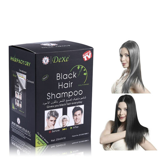 10pcs/lot Black Hair Repair Shampoo Makeup Brand - HAB 