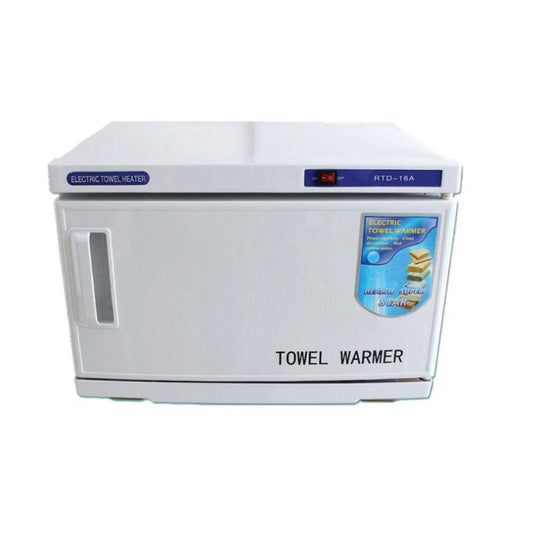 16L White UV Electric Towel Warmer Steriliser Cabinet Beauty Spa Heat - HAB 