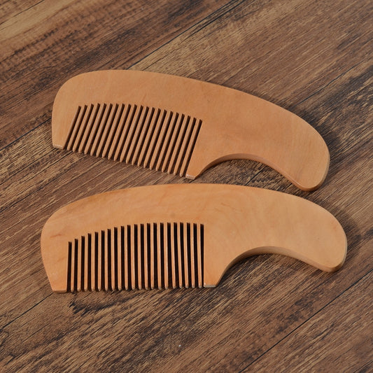 1pcs Natural Wood Hair Brush Massage Comb Close - HAB 