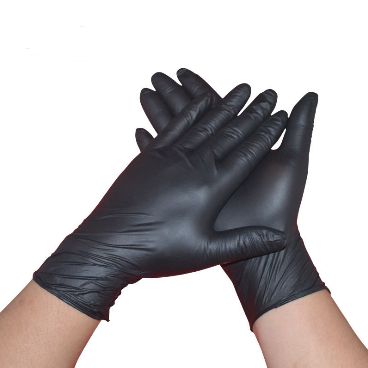 Black Nitrile Disposable Gloves - HAB 