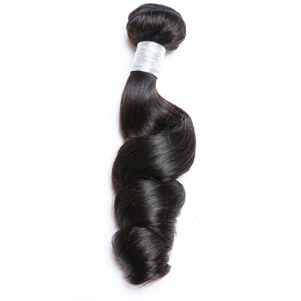 Loose Wave 10A Grade 3/4 bundles with 13x4 Frontal - HAB 