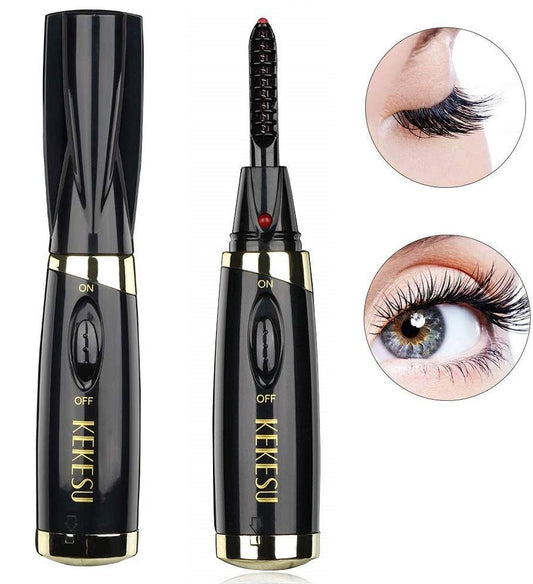 Mini Electric Heated Eyelash Curler Makeup Eye Lasting Beauty Tool - HAB 