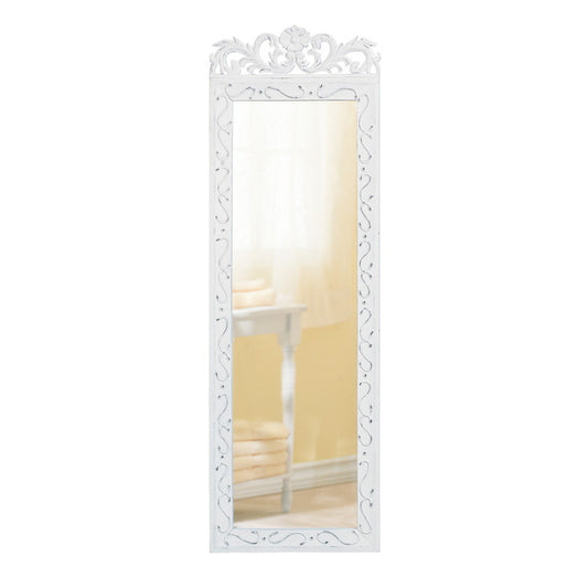 Elegant White Wall Mirror - HAB 