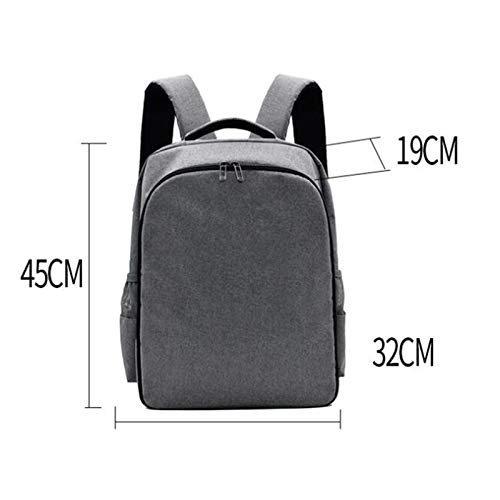 dailymall Portable Barber Travel Backpack Hairdressing Tools Waterproof Bag Organizer - Black, 48 x 35 x 20cm - HAB 