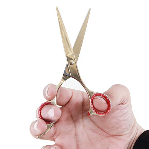 Professional Razor Edge Shears Barber Hair Cutting Scissors Japanese Stainless Steel 6.5" Standard Size Hairdressing Salon Scissors with Adjustable Tension Screw - HAB 