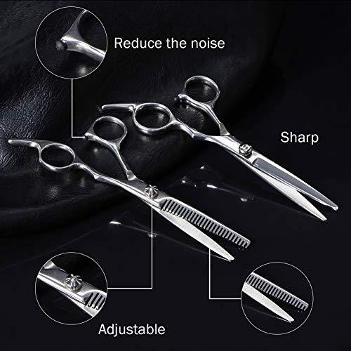 Hair Cutting Scissors Set Hairdressing Tool with Exquisite Haircut Package for Barber Salon Home 13 Pack - HAB 