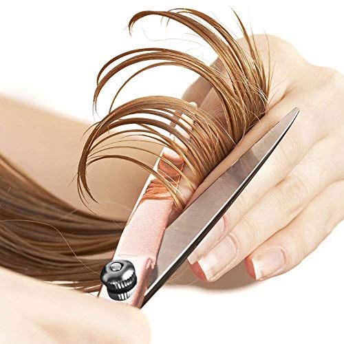 Professional Hair Cutting Scissors Barber Shears Set with Storage Case (Rose Gold) - HAB 