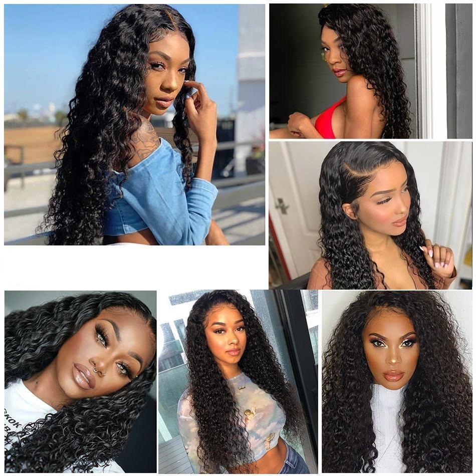 BeuMax Hairs Human Hair Wigs with 13x4 Lace Frontal - 180% Density, - HAB 