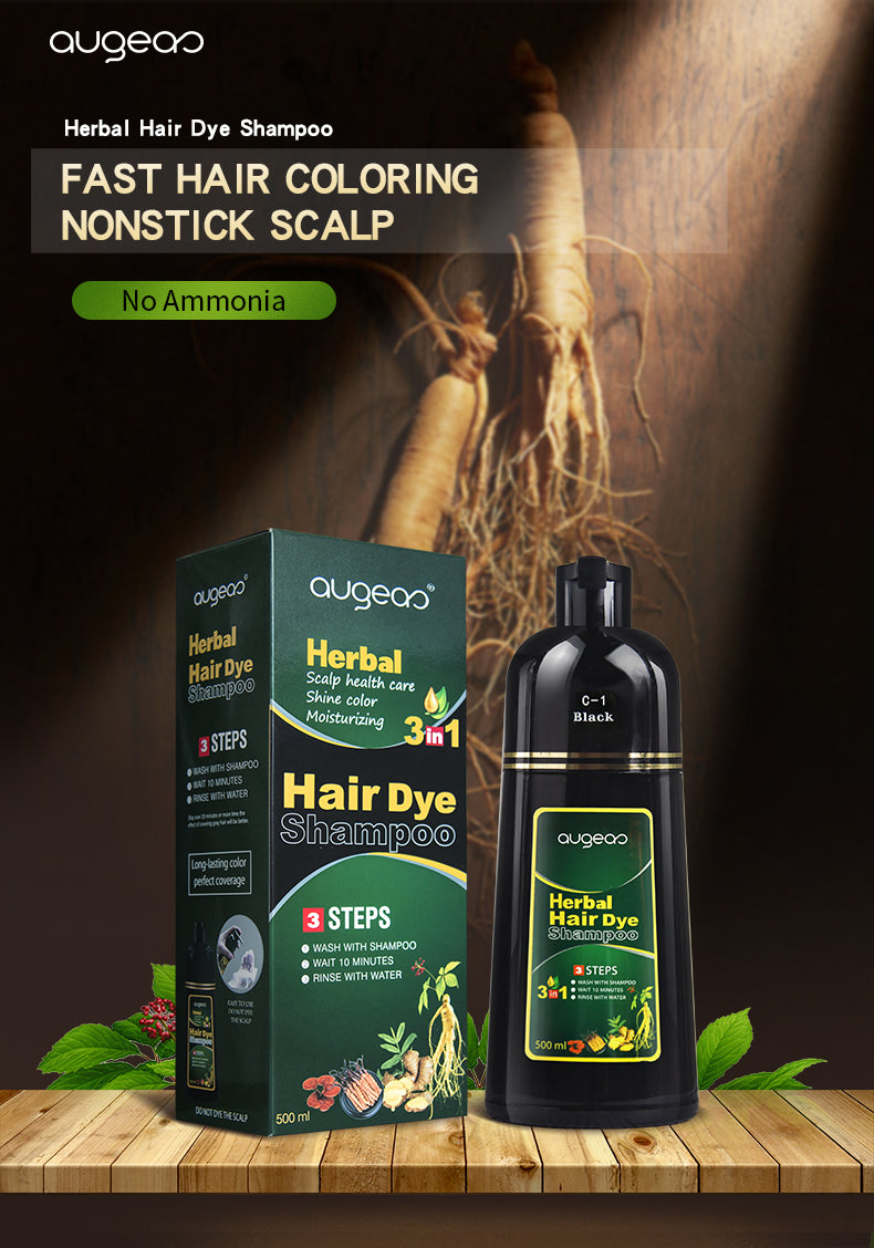 Foam Hair Dye Multi-color foam hair dye Shampoo Herbal Hair Dye Convenient Home hair products Natural Non-Scalp Hair Care - HAB - Hair And Beauty