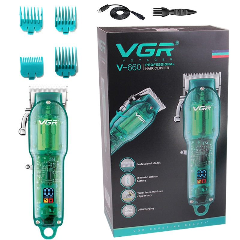 VGR V-660 Professional Hair Trimmer For Barber Clipper - HAB - Hair And Beauty