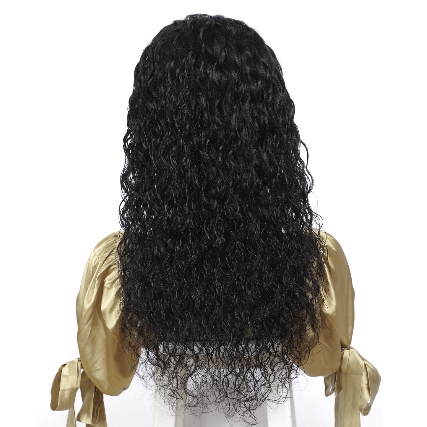 Headband Water wave Scarf Human Hair Wigs - HAB 