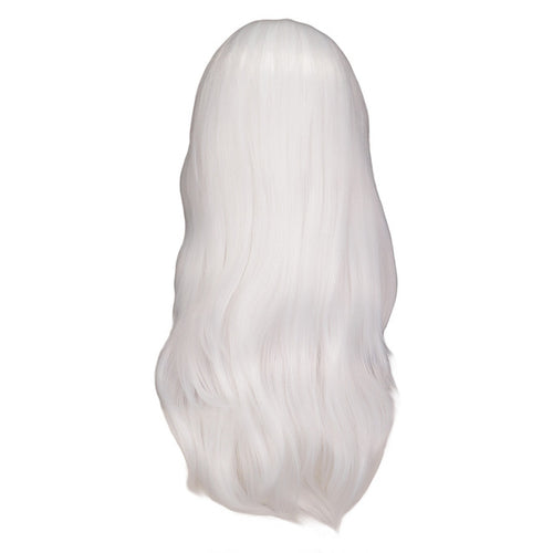 QQXCAIW Long Wavy Cosplay Wig Red Green Purple - HAB 
