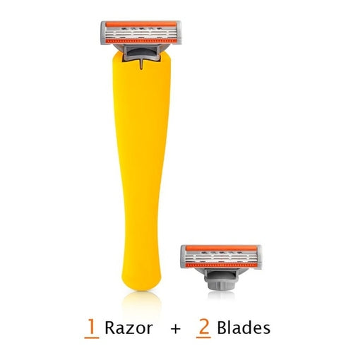 Yellow Series Manual Razor USA Blade Mens - HAB 