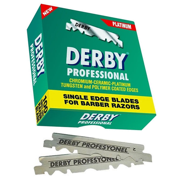 DERBY® Professional Single Edge Razor Blades, 100 Count - HAB 