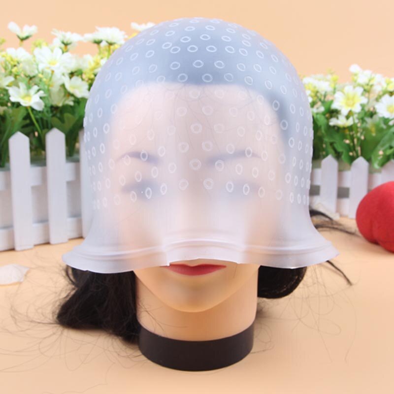 Silicone Hair Coloring Cap With Hook Needle - HAB - Hair And Beauty