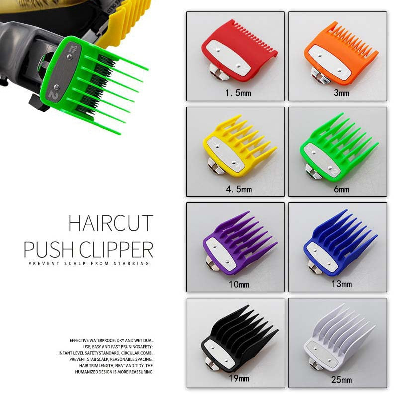 8pcs/10pcs universal hair clipper limit comb guide attachment set - HAB - Hair And Beauty