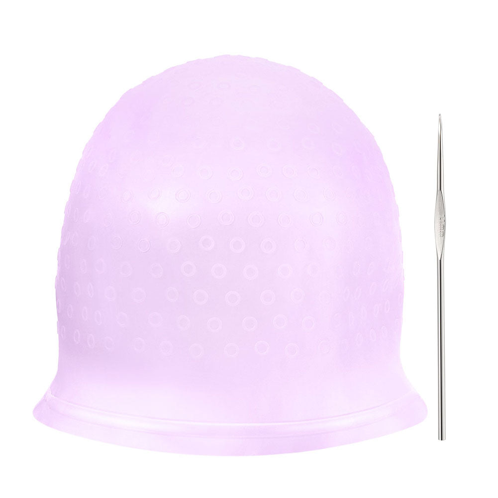 Silicone Hair Coloring Cap With Hook Needle - HAB - Hair And Beauty