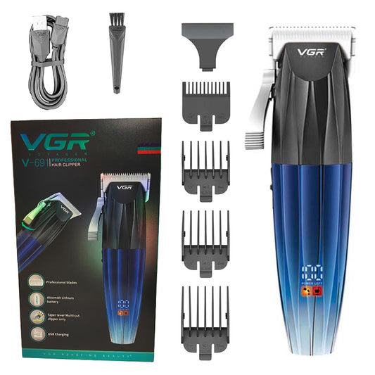 VGR Professional lithium hair clipper for men cord/cordless barber electric hair trimmer rechargable hair cutting machine - HAB - Hair And Beauty