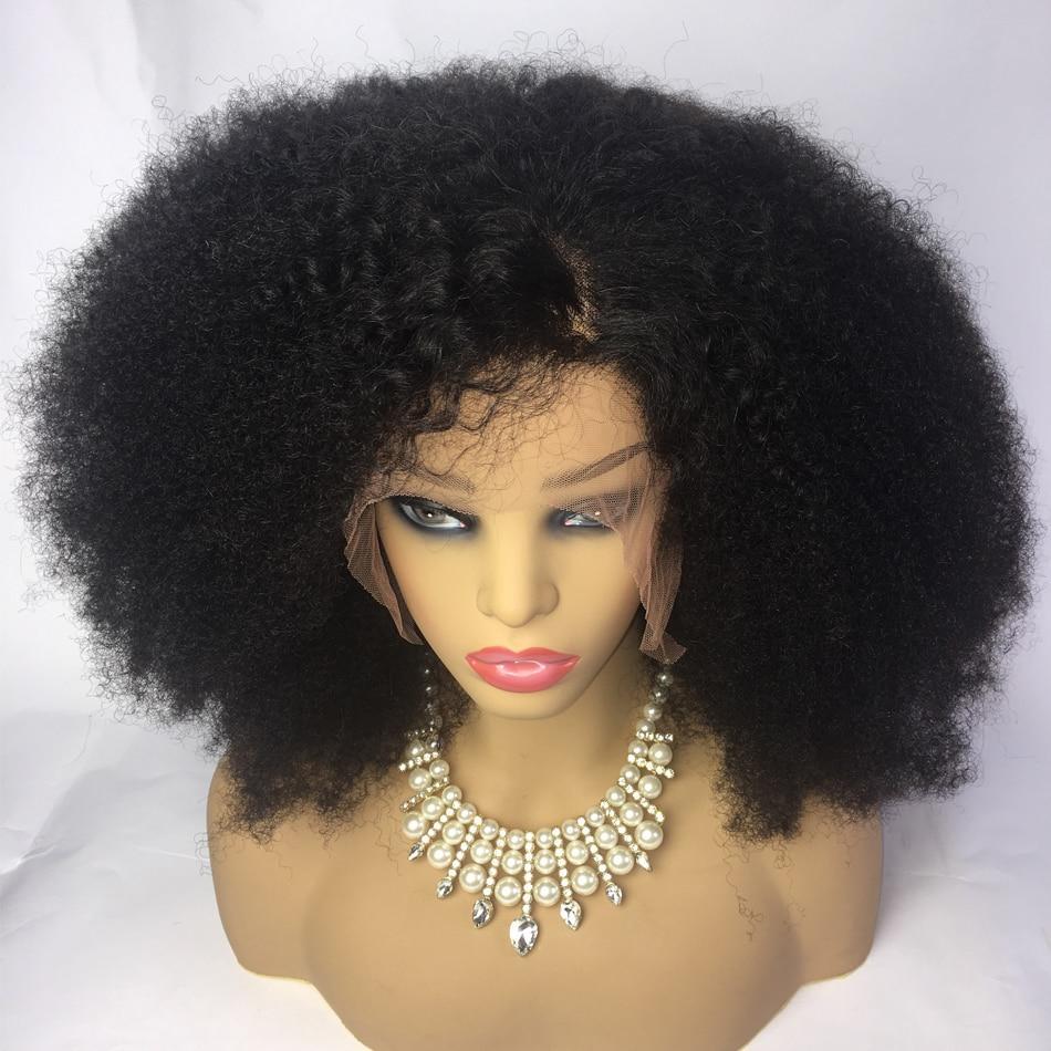 BeuMax Hairs Brazilian 13x4 Lace Front Human Hair Wigs - Afro Kinky - HAB 