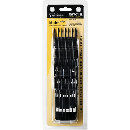 Andis® 7 Clipper Attachments Combs - HAB 