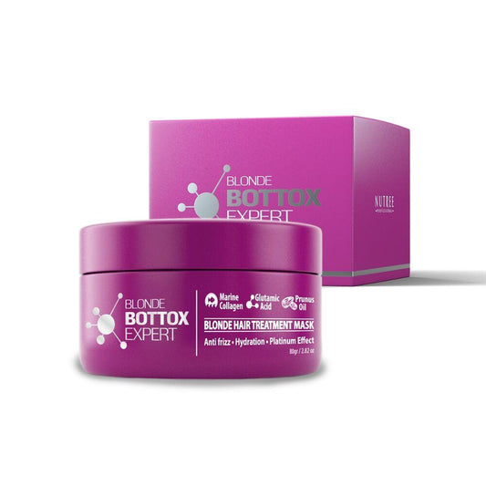 Blonde Bottox Hair Expert Purple Toning Mask 2.82 oz / 80 grams - HAB 