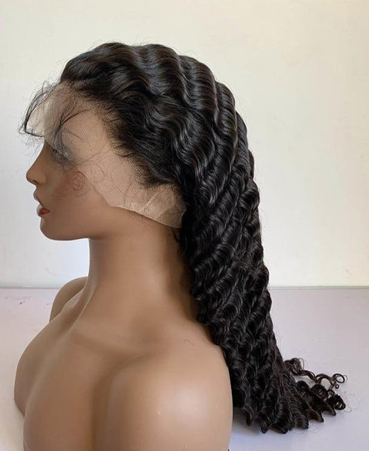 13x6 Loose deep wave Lace Frontal Human Hair Wigs - HAB 