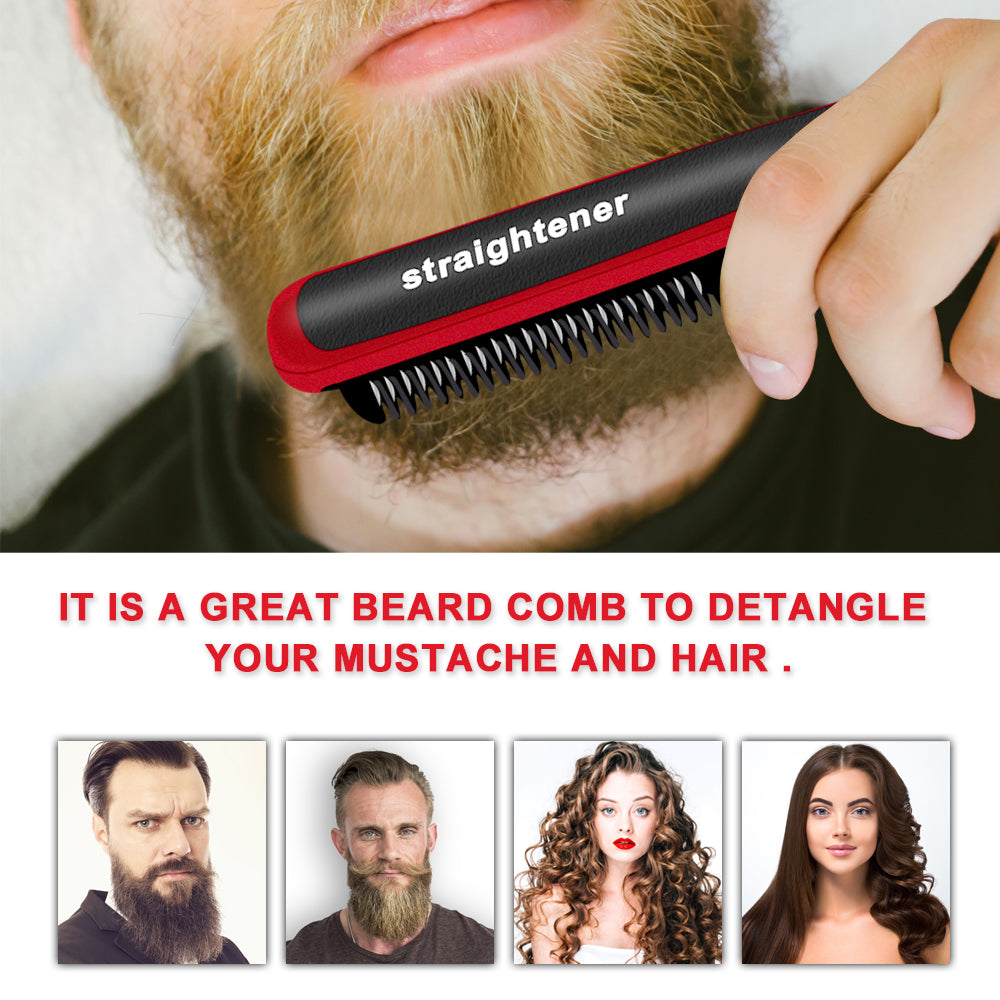 Ceramic Hair Straightener Men Beard Straightener - HAB 