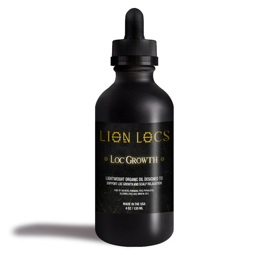 Lion Locs Growth Oil & Scalp Relaxer | Light Styling Moisturizer - HAB 
