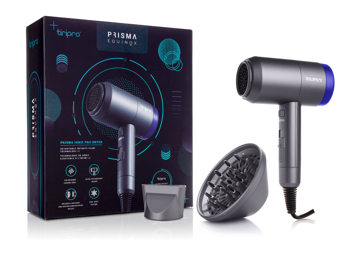 TiriPro Prisma Pro Dryer with Adjustable Airflow Technology - HAB 