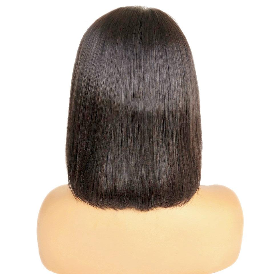 Short Bob Straight Hair Wigs with Bang - HAB 