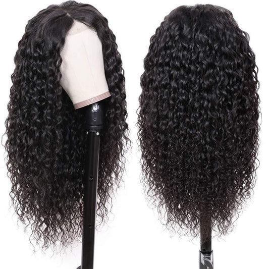 4x4 water Wave 5x5 Lace Closure wig 6x6 Human Hair Wigs - HAB 