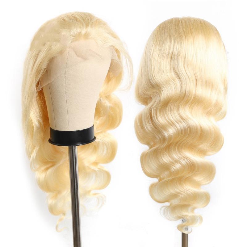 200% Density Body Wave 613 Blonde 13x4 Lace 13x6 Frontal Wigs - HAB 