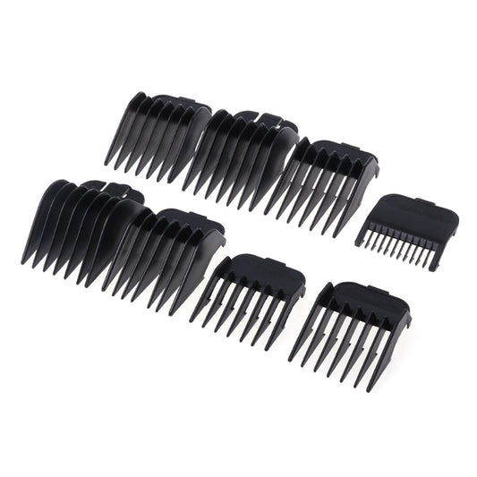 8Pcs Universal Hair Clipper Limit Comb Guide Attachment Size Barber Replacement - HAB 