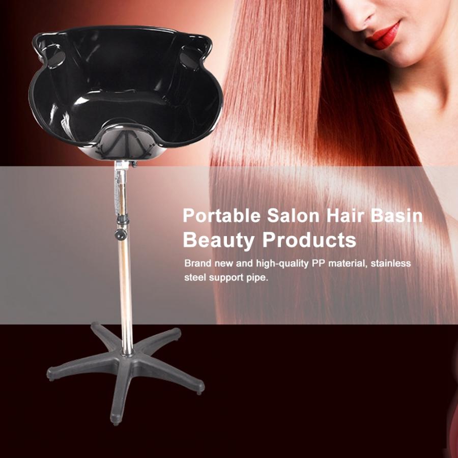 Portable Salon Hair Basin Barber Backwash Stainless Steel Shampoo Hair Treatment Barber Accessories - HAB 