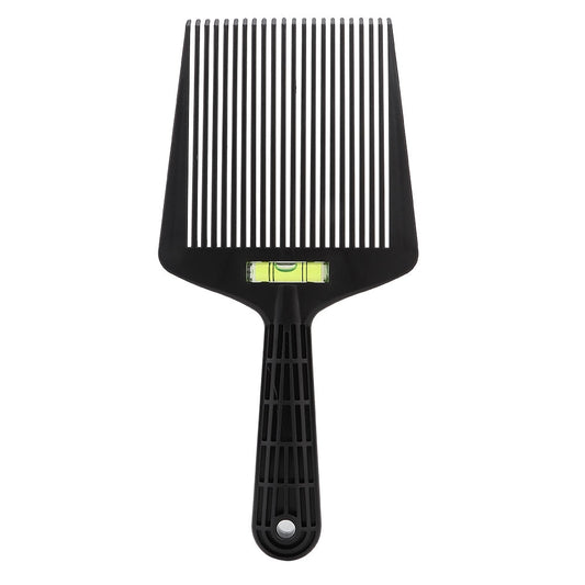 Flat Wide Tooth Hair Comb With Level Instrument Dyeing Coloring Pigment Mixing Coating Salon Barber Hair Styling Brush Tool - HAB 