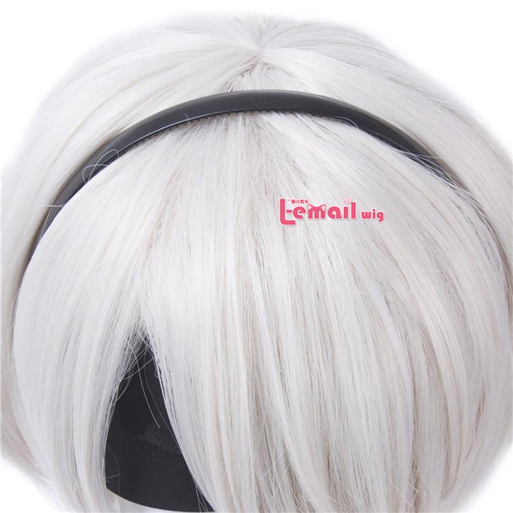 Nier Automatas 2B 9S Cosplay Wigs White Short Men Cosplay Wigs - HAB 