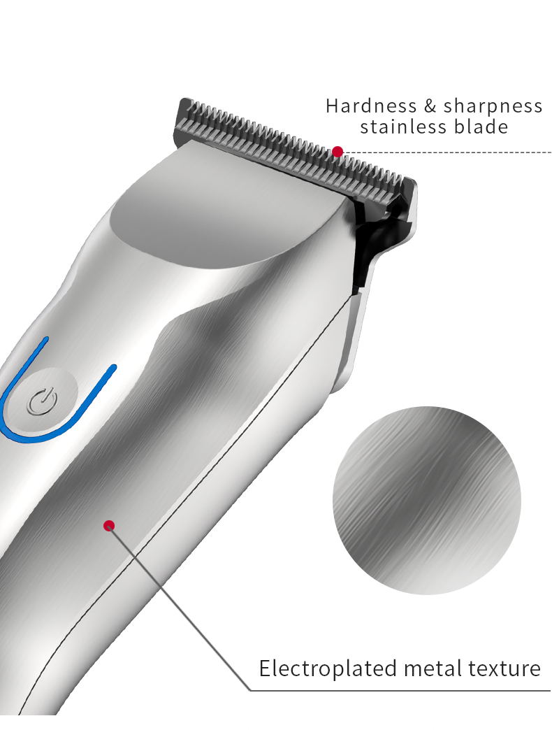 Professional Barber Hair Clipper  Men’s Cordless Balding Hair Trimmer Rechargeable Mini Hair Cutting Machine Beard Trimmer - HAB 