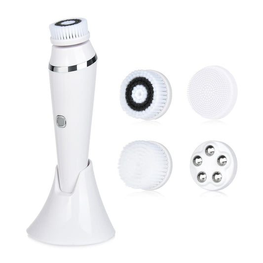 4 in 1 Facial Cleansing Brush Sonic Face Cleaning Tool Exfoliating - HAB 