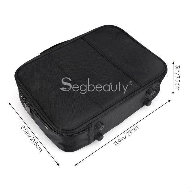 Segbeauty Hairdressing Barber Bag Leather Case Stylists Hair Scissors/Clippers/Dryer Travel Organizer Salon Accessories - HAB 