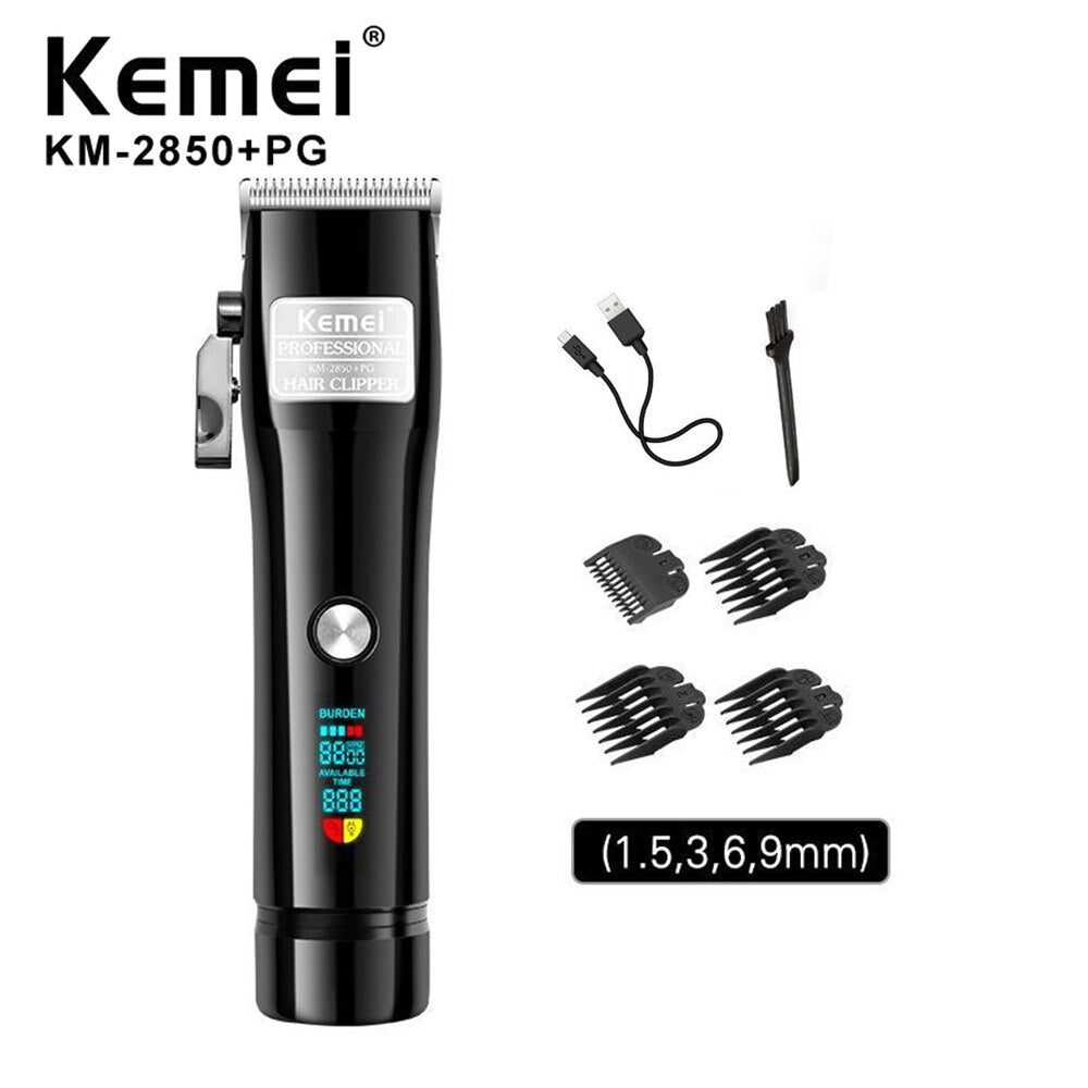 Kemei Professional Hair Clipper Electric Powerful Cordless Hair Trimmer Cutting Machine Haircut Trimmer Styling Tools Barber - HAB 