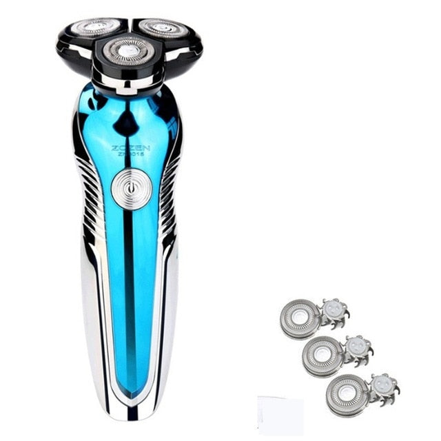 New Electric Shaver Washable Rechargeable Electric Razor Shaving Machine for Men Beard Trimmer Wet-Dry Dual Use - HAB 
