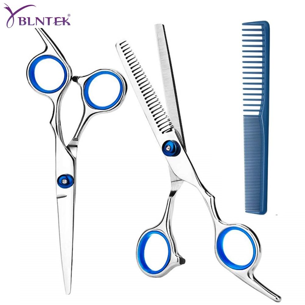 YBLNTEK Hairdressing Scissors 6 Inch Hair Scissors Professional Barber Scissors Cutting Thinning Styling Tool Hairdressing Shear - HAB 