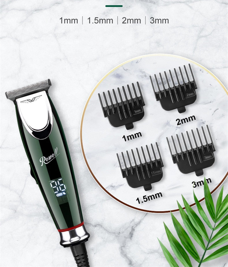 Hair clipper Professional Hair Trimmer For Men Beard Electric Hair Clippers haircut machine 0 mm Steel blade cutting machine - HAB 