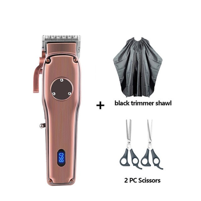 PULIS Electric Hair Trimmer Professional Barber Shop Rechargeable Hair Clipper Beard Trimmer Haircut Shaving Machine - HAB 