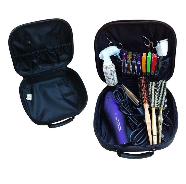 Professional Barber Hair Tool Bags Salon Hairdressing Scissor Clipper Comb Storage Case Can Hold Hair Dryer Training Head - HAB 